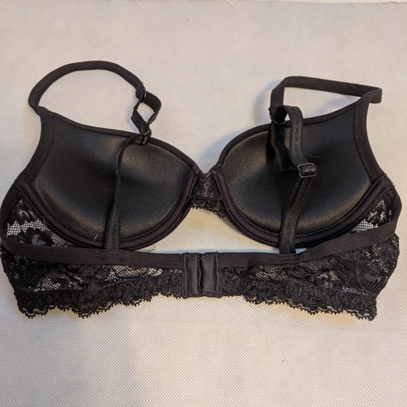 Nordstrom Intimates BlacK Push-up Demi Bra NWOT32A - Picture 2 of 4